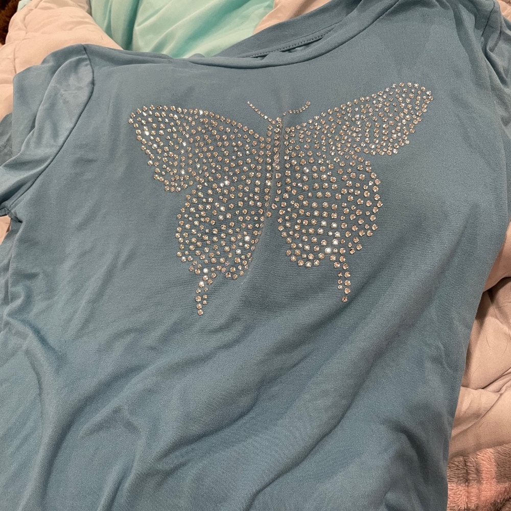 Butterfly baby tee